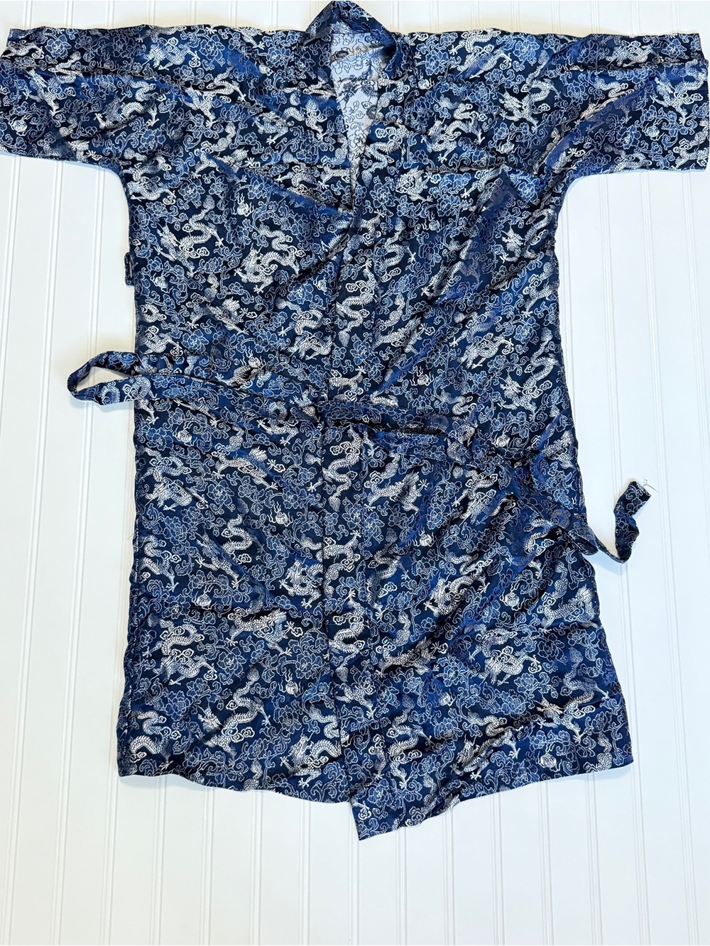 Boys Asian print robe